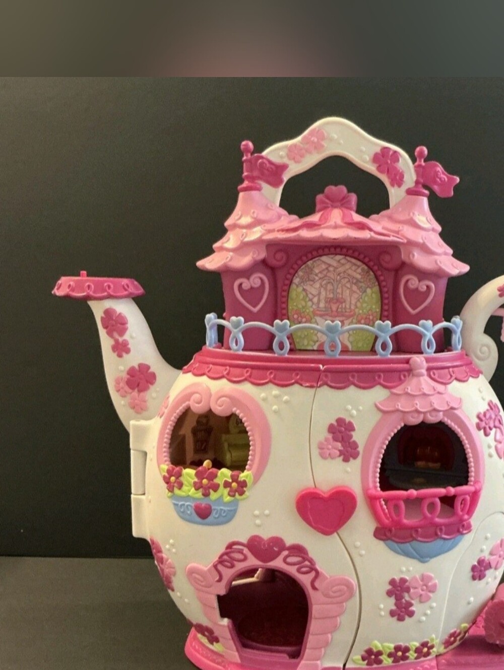 2006 My Little Pony Ponyville Teapot Palace Playset Working MLP